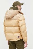 Пухова куртка Tommy Jeans чоловіча колір бежевий зимова