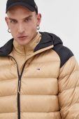 Пухова куртка Tommy Jeans чоловіча колір бежевий перехідна (3424852)
