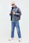 Куртка Tommy Jeans чоловіча колір сірий зимова oversize