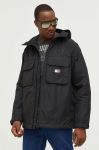Куртка Tommy Jeans чоловіча колір чорний перехідна oversize