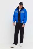 Куртка-бомбер Tommy Jeans чоловічий перехідна колір блакитний