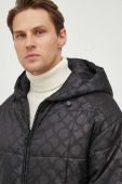 Куртка Trussardi чоловіча колір чорний зимова oversize (3676077)