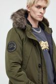 Куртка Superdry чоловіча колір зелений зимова (3621869)
