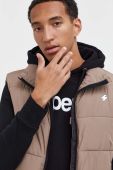 Безрукавка Superdry чоловічий колір бежевий зимовий