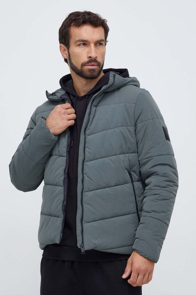 Куртка Jack Wolfskin чоловіча колір сірий зимова