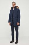 Парка Barbour чоловіча колір синій зимова