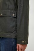 Бавовняна куртка Barbour колір зелений перехідна (3635021)