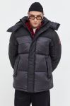 Пухова куртка HUGO чоловіча колір сірий зимова (3577993)
