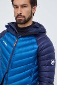 Спортивна пухова куртка Mammut Broad Peak IN Hooded колір синій