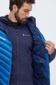 Спортивна пухова куртка Mammut Broad Peak IN Hooded колір синій