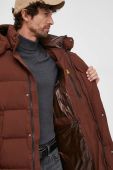 Пухова куртка Hetrego чоловіча колір коричневий зимова (3633104)