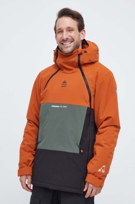 Куртка Protest Prtkakune колір помаранчевий