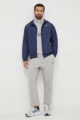 Куртка Reebok чоловіча колір синій перехідна oversize