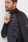 Спортивна пухова куртка Peak Performance Helium Down Hybrid колір чорний