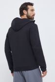 Кофта Reebok чоловіча колір чорний з капюшоном однотонна (3678812)