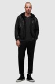 Куртка-бомбер AllSaints ML013Z VALK BOMBER чоловічий колір чорний перехідна