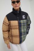 Куртка Karl Kani зимова oversize колір барвистий