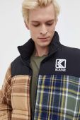 Куртка Karl Kani зимова oversize колір барвистий