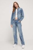 Джинсова куртка Guess Originals колір синій перехідна (3541851)