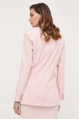 Піджак Guess колір рожевий однобортний однотонна (3316451)
