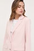 Піджак Guess колір рожевий однобортний однотонна (3316451)