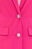 Піджак Guess колір рожевий однобортний однотонна (3316446)