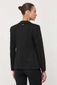 Піджак BOSS колір чорний однобортний однотонна (3375152)