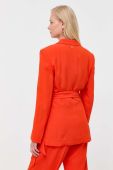 Піджак BOSS колір помаранчевий однобортний однотонна (3424892)