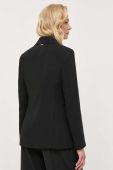 Піджак Liu Jo колір чорний однобортний однотонна