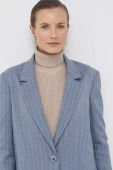 Піджак Sisley однобортний візерунок колір блакитний