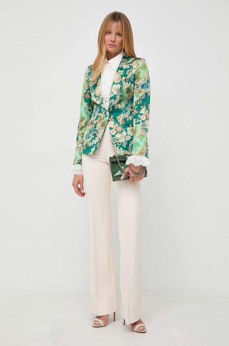 Піджак Marciano Guess колір зелений однобортний візерунок