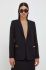 Піджак Twinset колір чорний однобортний однотонна (3588576)