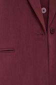 Піджак Dkny колір бордовий однобортний однотонна