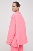Піджак MAX&Co. x Anna Dello Russo колір рожевий oversize однотонний