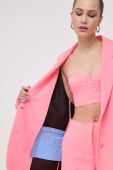Піджак MAX&Co. x Anna Dello Russo колір рожевий oversize однотонний