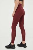 Легінси для тренувань adidas Performance Techfit колір бордовий з принтом