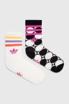 Шкарпетки adidas Originals PRIDE 2-pack жіночі колір чорний