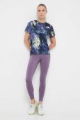 Легінси для бігу adidas Performance DailyRun колір фіолетовий з принтом