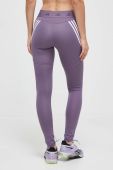 Легінси для тренувань adidas Performance Techfit Hyperglam колір фіолетовий з принтом