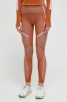 Легінси для тренувань adidas by Stella McCartney x TERREX True Nature колір помаранчевий візерунок