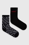 Шкарпетки HUGO 2-pack жіночі колір чорний (3507357)