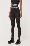 Легінси PLEIN SPORT жіночі колір чорний з принтом (3379471)