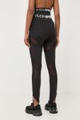 Легінси PLEIN SPORT жіночі колір чорний з принтом (3379471)