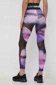 Легінси PLEIN SPORT жіночі колір фіолетовий візерунок