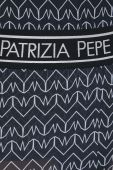 Легінси Patrizia Pepe жіночі колір чорний візерунок (3655162)