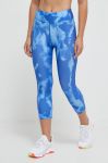 Легінси для тренувань Reebok Capri візерунок колір блакитний