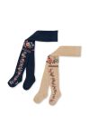 Дитячі колготки Konges Sl?jd 2-pack колір синій (3533651)