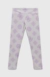 Дитячі легінси Guess колір бежевий візерунок (3296730)