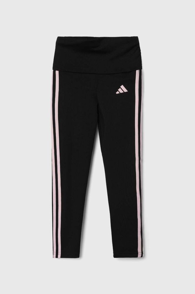 Дитячі легінси adidas колір чорний з аплікацією (3567780)