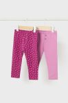 Легінси для немовлят Mayoral 2-pack колір фіолетовий візерунок